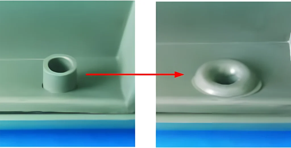Annular Rivet Head Application
