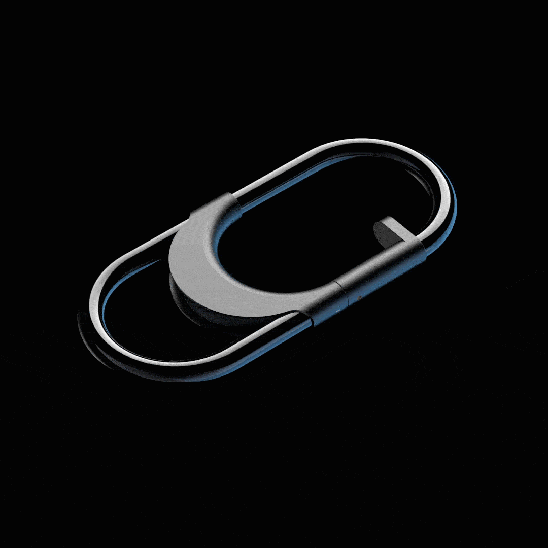Demonstration Animation of the Binary Urban Carabiner's Usage