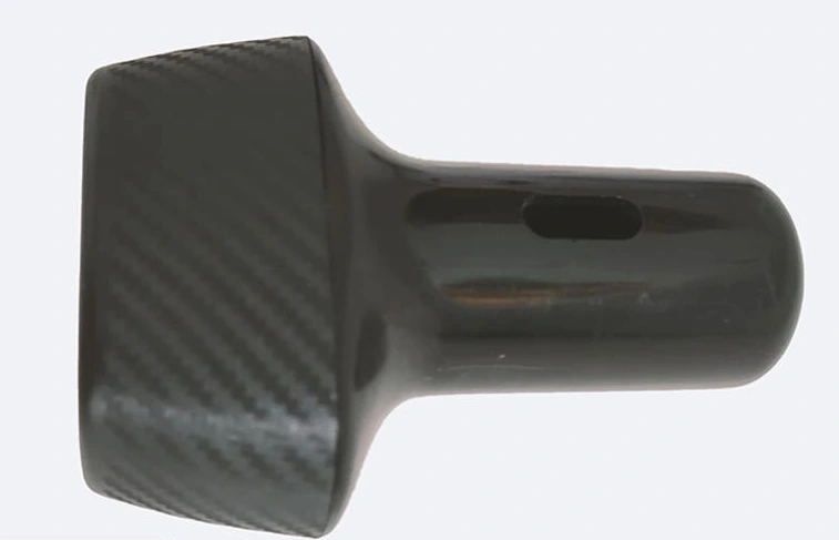 Injection molded product after texturing
