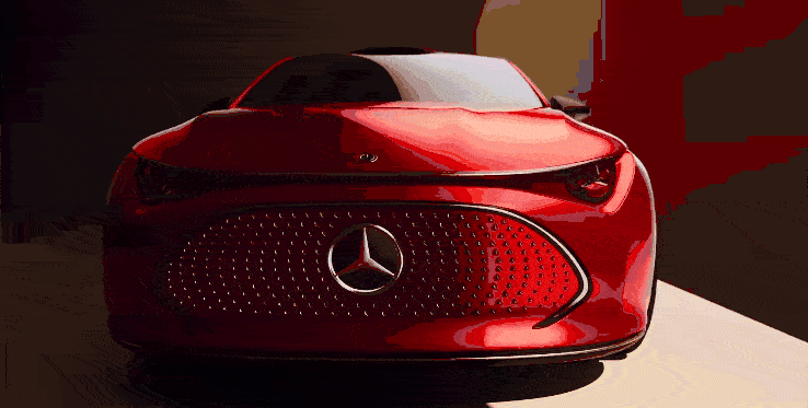 Mercedes-Benz CLA Concept car lighting