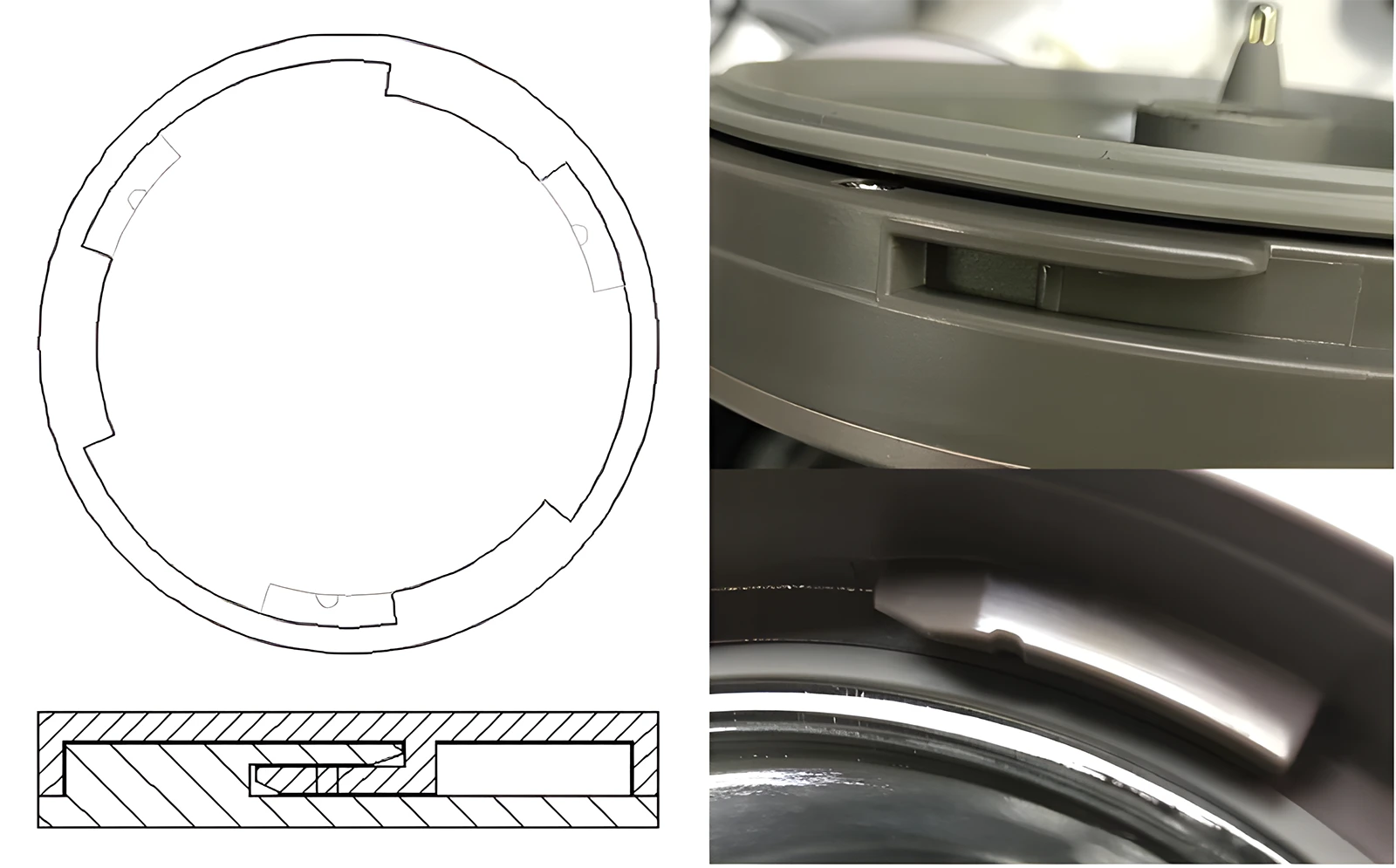 Torsional Snap Fit